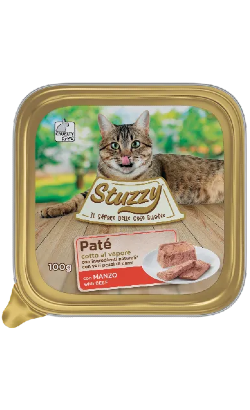 Ração húmida para Gatos Mister Stuzzy Cat | Beef | 16 x 100 g