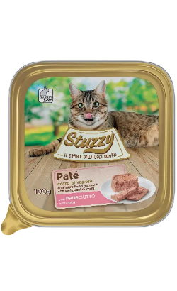 Ração húmida para Gatos Mister Stuzzy Cat | Ham | 16 x 100 g