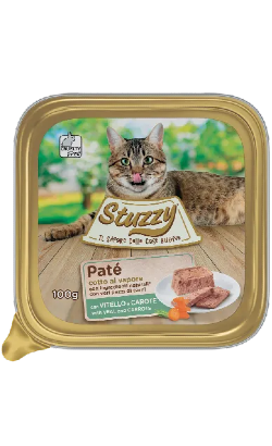 Ração húmida para Gatos Mister Stuzzy Cat | Veal & Carrot | 16 x 100 g
