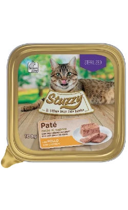 Ração húmida para Gatos Mister Stuzzy Sterilised Cat | Chicken | 16 x 100 g