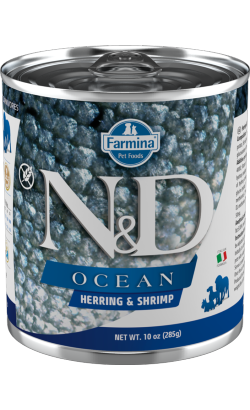 Ração húmida para Cão N&D Ocean Dog Herring & Shrimp Adult | Wet (Lata) | 285 g