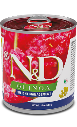 Ração húmida para Cão N&D Quinoa Dog Weight Management | Wet (Lata) | 6 x 285 g