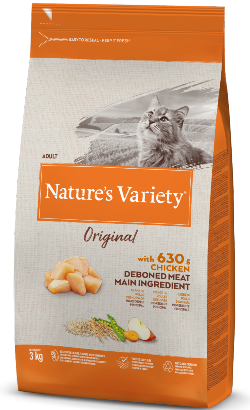 Ração para Gatos Natures Variety Cat Healthy Grains Frango | 1,25 kg