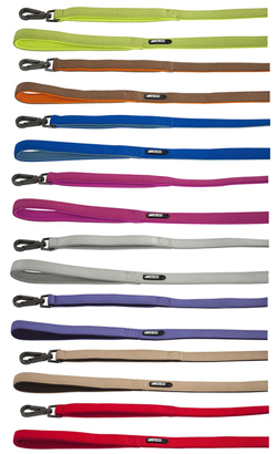 Coleira para cão Nayeco Neoprene Trela 15mmx120cm | Castanho