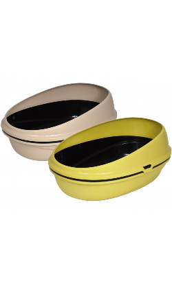 Caixa de areia Nayeco WC Cococriba para Gatos | Amarelo