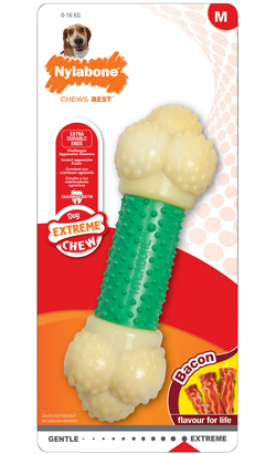 Brinquedo para cão Nylabone Dog Extreme Chew Double Action | X-Large