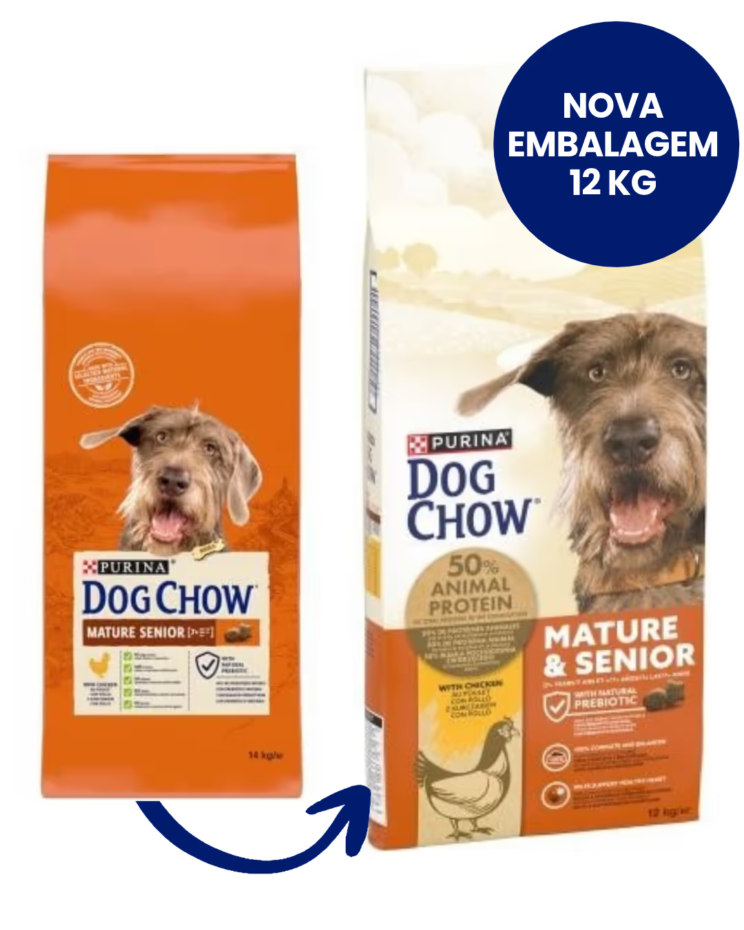 Dog Chow Senior Dog Chicken - Dry food for dogs