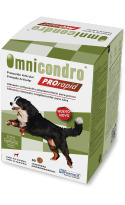 Comprimidos Omnicondro ProRapid para cão | 60 comprimidos
