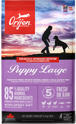 Ração para Cão Orijen Puppy Large | 11,4 kg