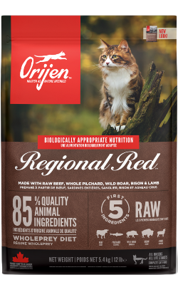 Ração para Gatos Orijen Regional Red Cat | 5,4 kg