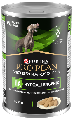 Ração Veterinária húmida para Cão PPVD Canine HA - Hypoallergenic | Wet (Lata) | 24 x 195 g
