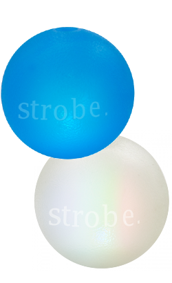 Brinquedo para cão Planet Dog Strobe Ball | Branco