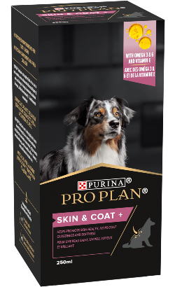 Suplemento Pro Plan Supplement Dog Skin & Coat+ para cão | 250 ml
