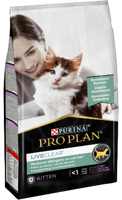 Ração para Gatos Pro Plan Cat Liveclear Kitten Turkey | 1,4 kg