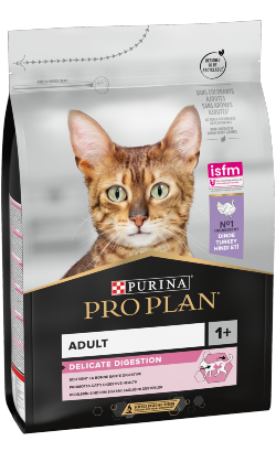 Ração para Gatos Pro Plan Cat Delicate Digestion Adult Turkey & Rice | 3 kg