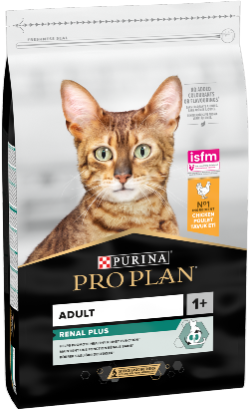 Ração para Gatos Pro Plan Cat Renal Plus Original Adult Chicken | 1,5 kg