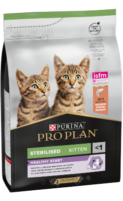 Ração para Gatos Pro Plan Cat Healthy Start Sterilised Kitten Salmon | 1,5 kg