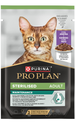 Pro Plan Cat Sterilised Maintenance with Duck | Wet (Saqueta) | 26 x 85 g