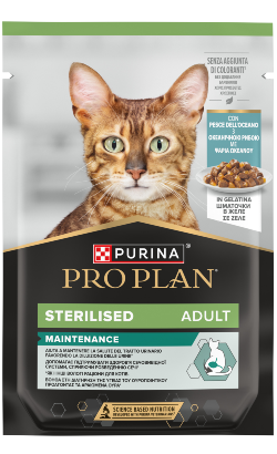 Pro Plan Cat Sterilised Maintenace with Ocean Fish | Wet (Saqueta) | 26 x 85 g