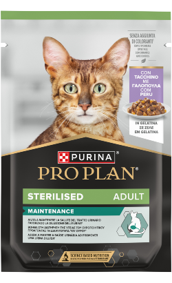 Pro Plan Cat Sterilised Maintenace with Turkey | Wet (Saqueta) | 26 x 85 g