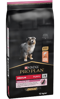 Ração para Cão Pro Plan Dog Medium Puppy Sensitive Skin | 3 Kg