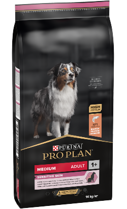 Ração para Cão Pro Plan Dog Sensitive Skin Medium Adult Salmon | 14 Kg