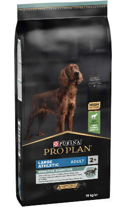 Ração para Cão Pro Plan Dog Sensitive Digestion Large Athletic Adult Lamb | 14 kg