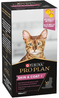 Suplemento em óleo para Gatos Pro Plan Supplement Cat Skin & Coat+ | 150 ml