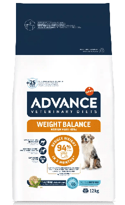 Ração Veterinária para Cão Advance Vet Dog Medium & Maxi Weight Balance | 12 kg