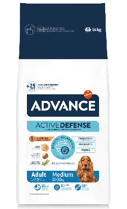 Ração para Cão Advance Dog Medium Adult Chicken & Rice | 14 kg