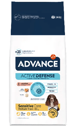 Ração para Cão Advance Dog Medium & Maxi Adult Sensitive Salmon & Rice | 12 kg