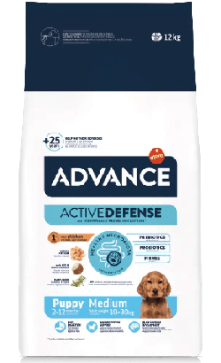 Ração para Cão Advance Dog Medium Puppy Chicken & Rice | 12 kg