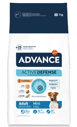 Ração para Cão Advance Dog Mini Adult Chicken & Rice | 7 kg