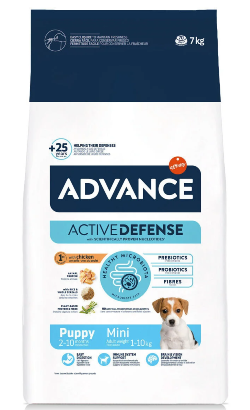 Ração para Cão Advance Dog Mini Puppy Chicken & Rice | 7 kg