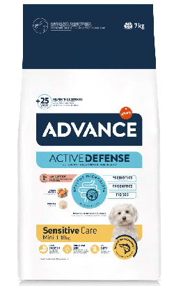 Ração para Cão Advance Dog Mini Sensitive Care Salmon & Rice | 7 kg