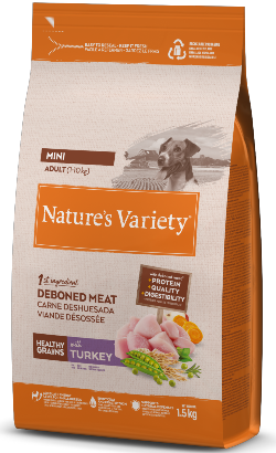 Ração para Cão Natures Variety Dog Healthy Grains Mini Adulto Peru | 1,5 kg