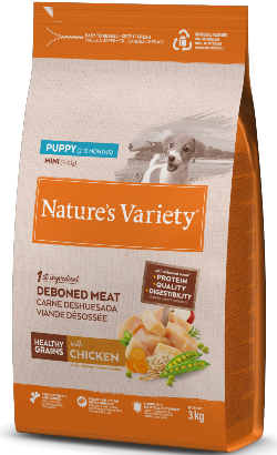 Ração para Cão Natures Variety Dog Healthy Grains Mini Puppy Frango | 3 kg