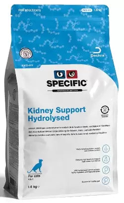 Specific FKD-HY Kidney Support Hydrolysed Gato Adulto Salmão - Ração seca para gato com insuficiência renal