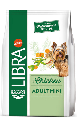 Ração para Cão Libra Dog Adult Mini Chicken | 8 kg