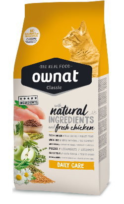 Ração para Gato Ownat Classic Daily Care | 1,5 kg