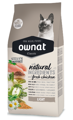 Ração para Gato Ownat Classic Light | 4 kg