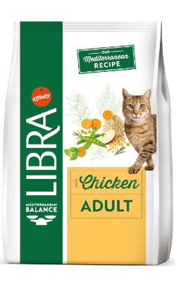 Ração para Gatos Libra Cat Adult Chicken | 12 kg