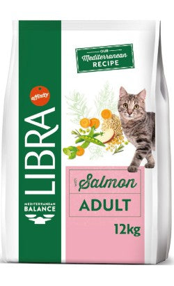 Ração para Gatos Libra Cat Adult Salmon | 12 kg