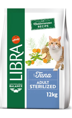 Ração para Gatos Libra Cat Sterilized Tuna | 12 kg