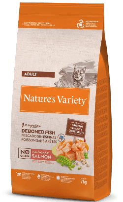 Ração para Gatos Natures Variety Cat No Grain Salmão da Noruega | 1,25 kg