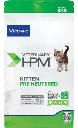 Ração para Gatos Virbac HPM Kitten Pre Neutered | 3 kg