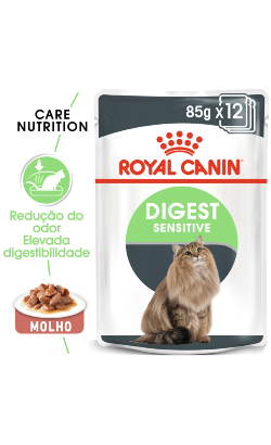 Ração húmida para Gatos Royal Canin Cat Digest Sensitive in Gravy | Wet (Saqueta) | 12 x 85 g