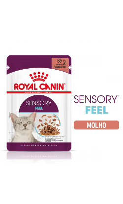 Ração húmida para Gatos Royal Canin Cat Sensory Feel in Gravy | Wet (Saqueta) | 12 x 85 g