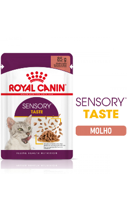 Ração húmida para Gatos Royal Canin Cat Sensory Taste in Gravy | Wet (Saqueta) | 12 x 85 g