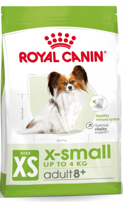 Ração para Cão Royal Canin Dog X-Small Adult 8+ | 1,5 Kg